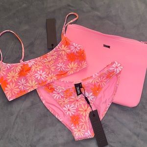 Triangl Bikini - Micah - Slushie - Small top - XS non-cheeky bottoms